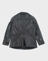 Vintage Wilsons Black Leather Jacket - XL