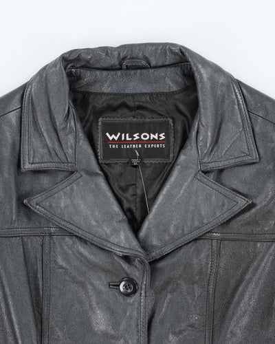Vintage Wilsons Black Leather Jacket - XL