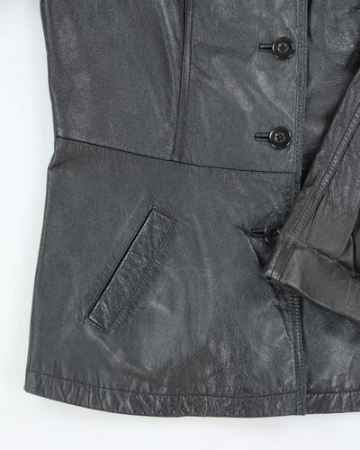 Vintage Wilsons Black Leather Jacket - XL
