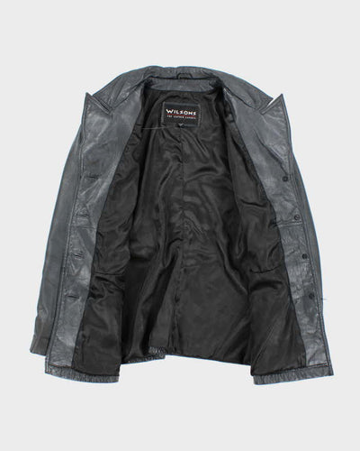 Vintage Wilsons Black Leather Jacket - XL