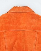Vintage Y2K Women's Danier Suede Button Up Jacket - M