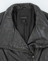Vintage Danier Black Leather Jacket - XXS