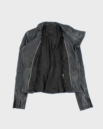 Vintage Danier Black Leather Jacket - XXS
