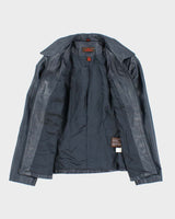 Vintage Danier Blue Leather Jacket - L