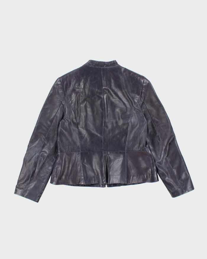 Vintage Danier Purple Leather Jacket - L