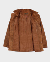 Vintage Danier Brown Suede Jacket - S