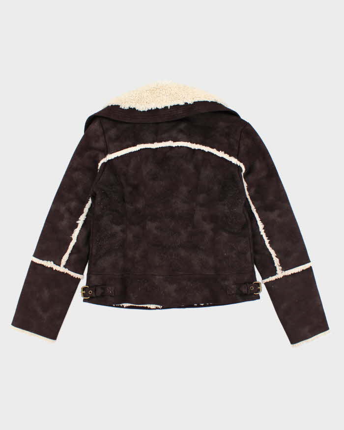 Vintage Y2k 00s Guess Faux Suede Jacket - M