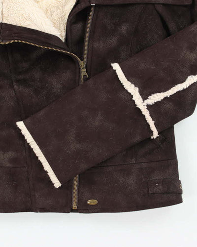 Vintage Y2k 00s Guess Faux Suede Jacket - M