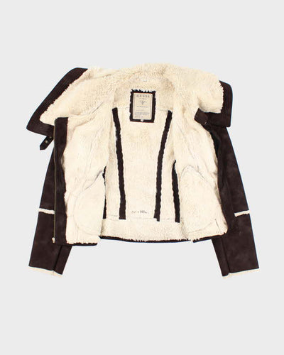 Vintage Y2k 00s Guess Faux Suede Jacket - M