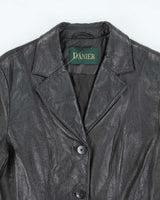 Vintage Danier Black Leather Jacket - M