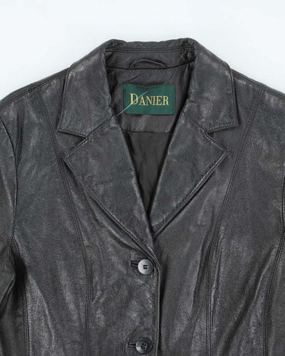Vintage Danier Black Leather Jacket - M