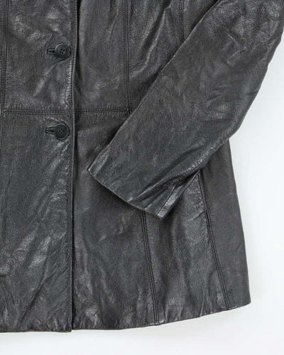 Vintage Danier Black Leather Jacket - M