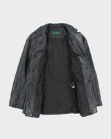 Vintage Danier Black Leather Jacket - M