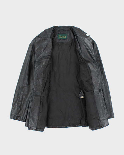 Vintage Danier Black Leather Jacket - M