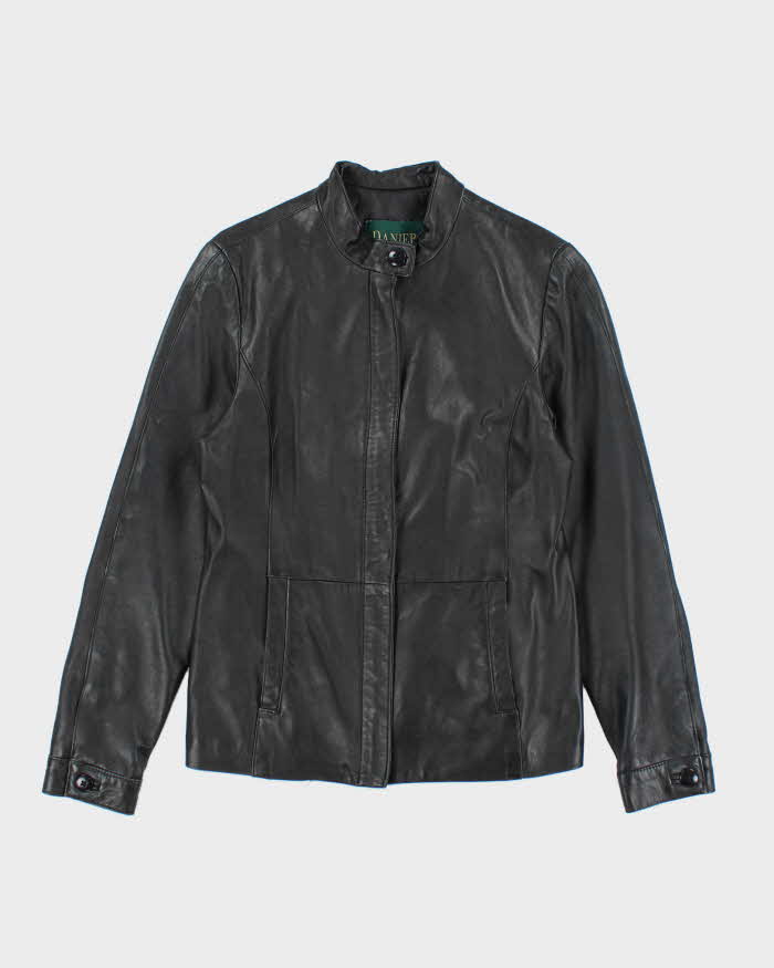 Vintage Danier Black Leather Jacket - S