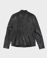 Vintage Danier Black Leather Jacket - S