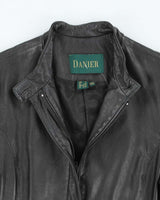 Vintage Danier Black Leather Jacket - S