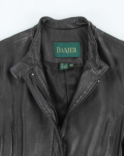 Vintage Danier Black Leather Jacket - S