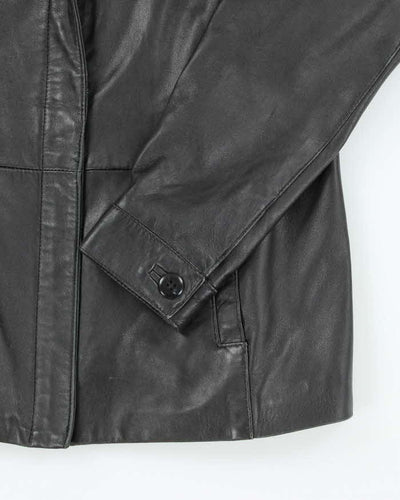 Vintage Danier Black Leather Jacket - S