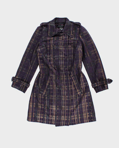 Vintage Y2k 00s Marc By Marc Jacobs Wool Blend Lightweight Trench Coat - S