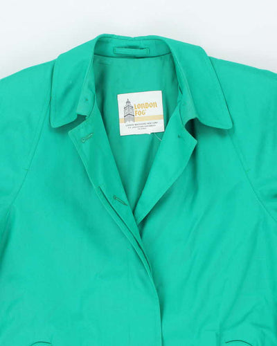 Vintage London Fog Green Trench Coat - XXL