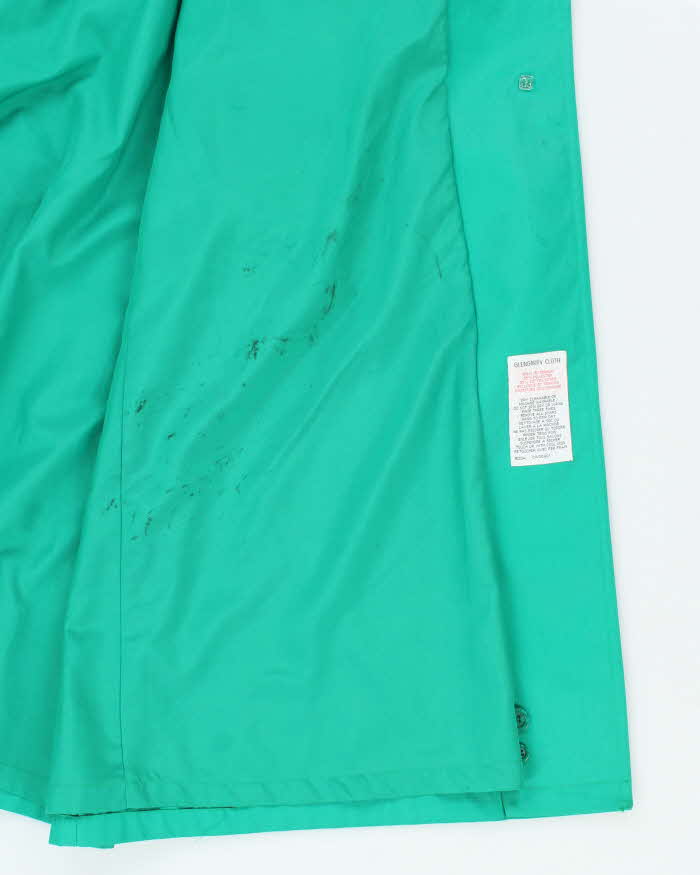 Vintage London Fog Green Trench Coat - XXL