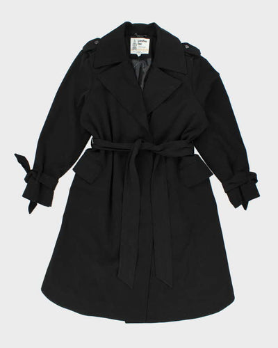 Vintage London Fog Black Trench Coat - XXL