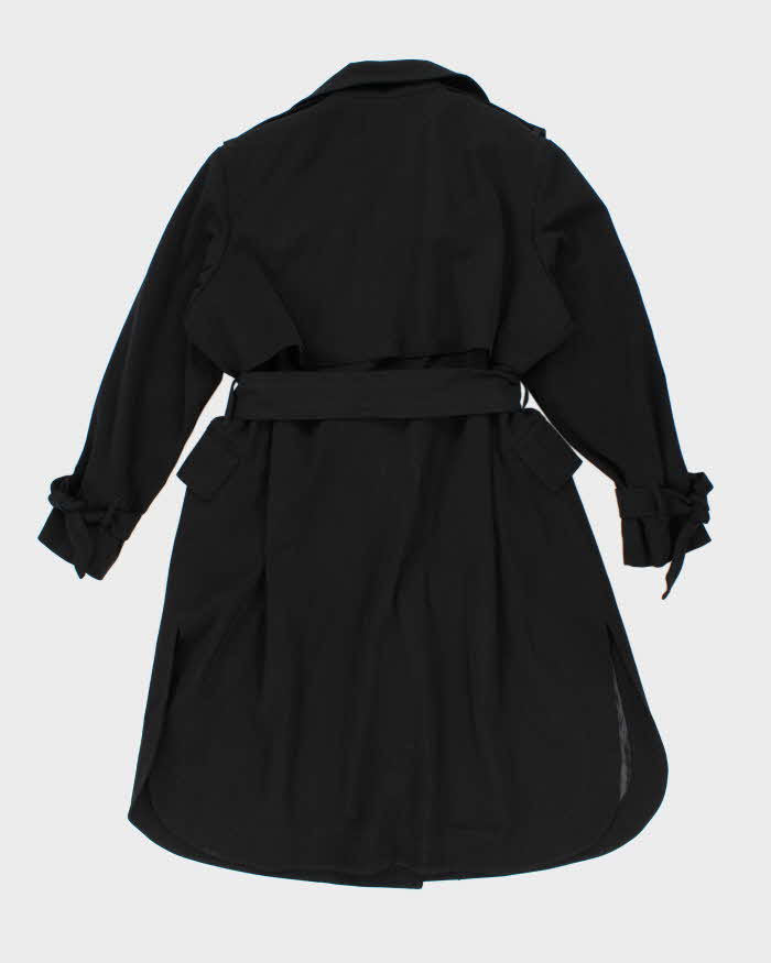 Vintage London Fog Black Trench Coat - XXL