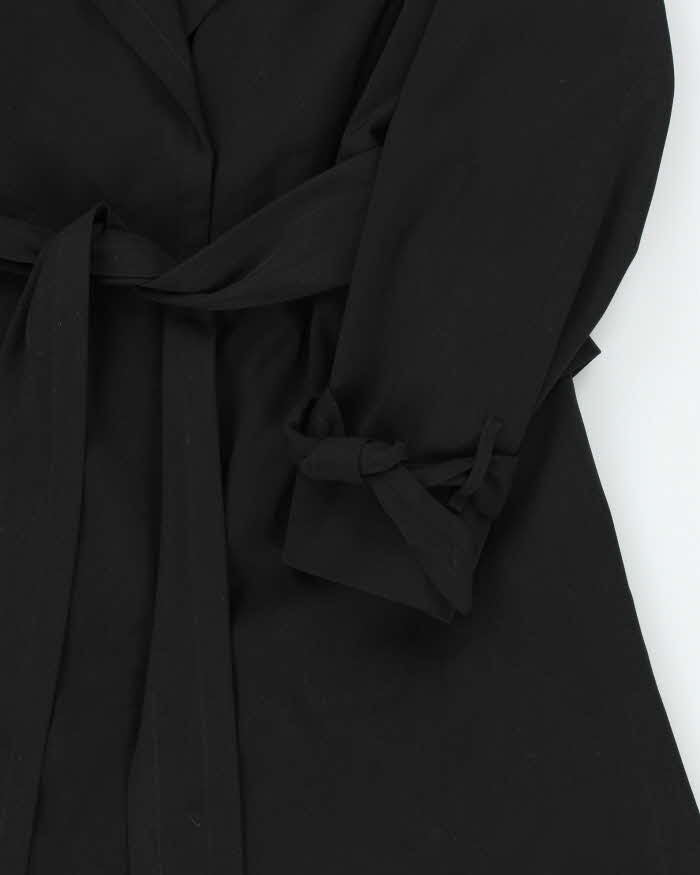 Vintage London Fog Black Trench Coat - XXL