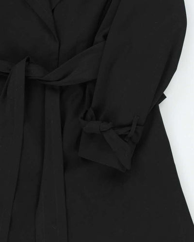 Vintage London Fog Black Trench Coat - XXL