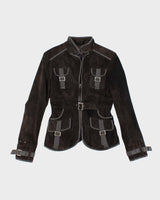 Vintage Danier Brown Suede Jacket - XXS