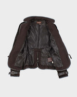 Vintage Danier Brown Suede Jacket - XXS