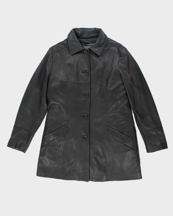 Vintage 90's Women's Danier Leather Button Up Jacket - L