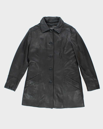 Vintage 90's Women's Danier Leather Button Up Jacket - L