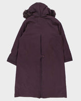 Vintage 90's Women's London Fog Oversized Insulated Hooded Overcoat - M