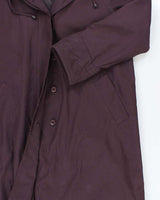 Vintage 90's Women's London Fog Oversized Insulated Hooded Overcoat - M