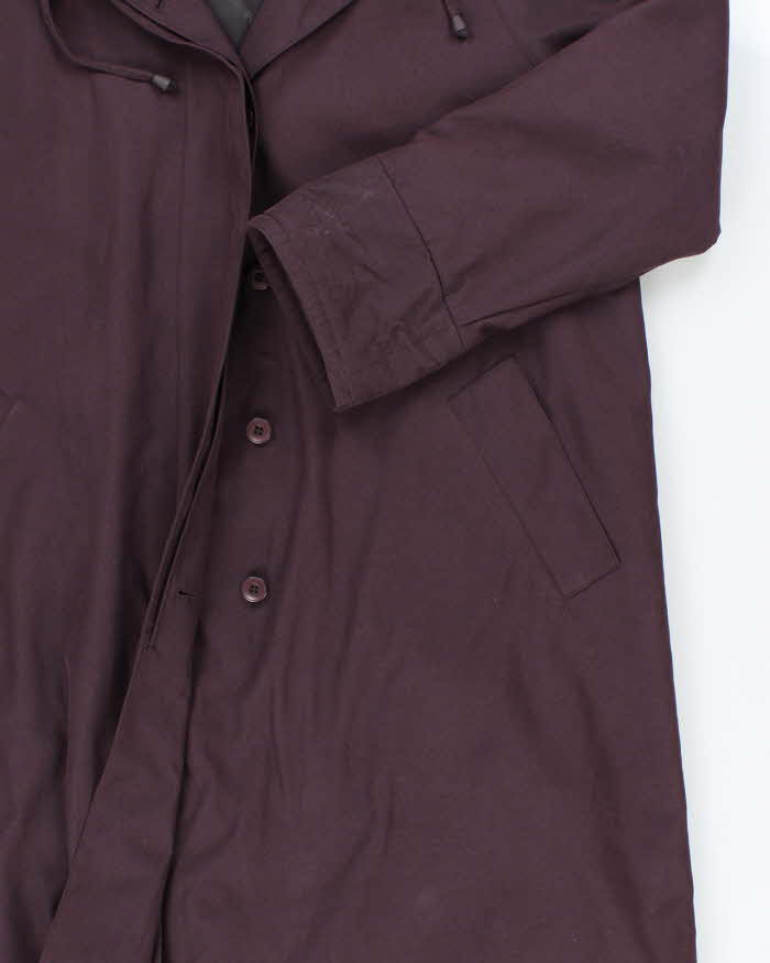 Vintage 90's Women's London Fog Oversized Insulated Hooded Overcoat - M