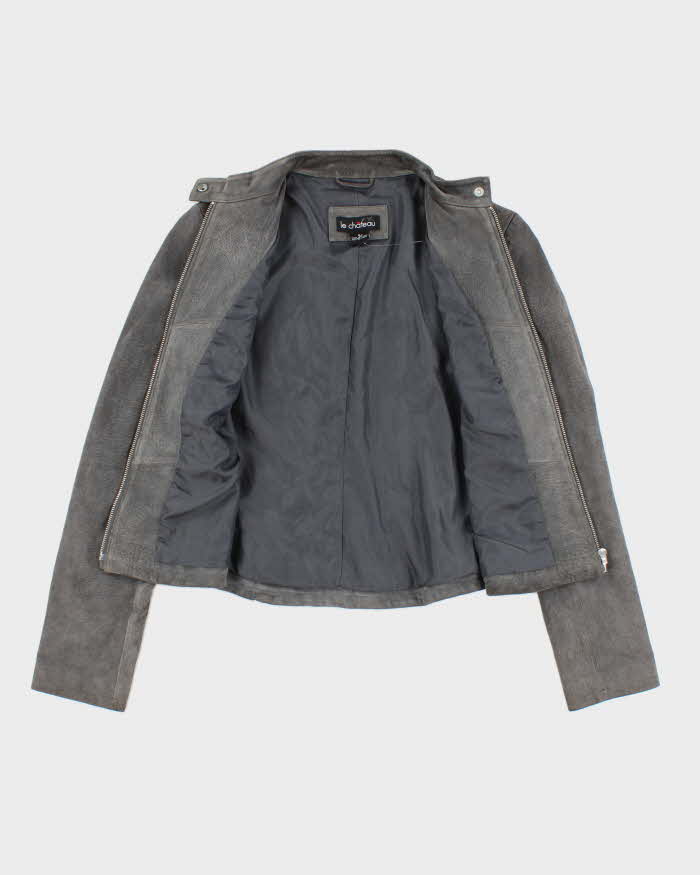 Vintage Y2k 00s Le Chateau Suede Jacket - S