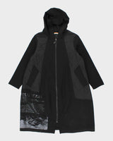 Vintage Y2k 00s Miss Clara Paris Long Hooded Jacket - XL