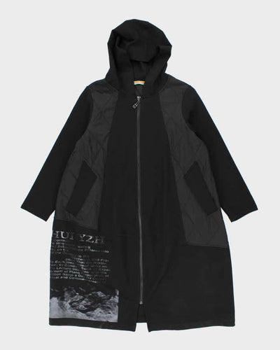 Vintage Y2k 00s Miss Clara Paris Long Hooded Jacket - XL