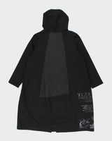 Vintage Y2k 00s Miss Clara Paris Long Hooded Jacket - XL