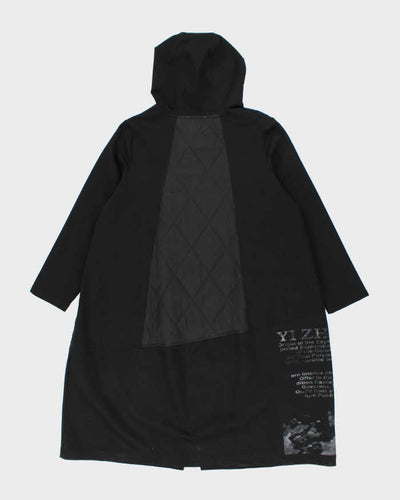 Vintage Y2k 00s Miss Clara Paris Long Hooded Jacket - XL