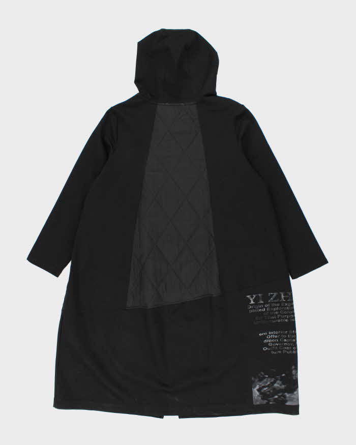 Vintage Y2k 00s Miss Clara Paris Long Hooded Jacket - XL