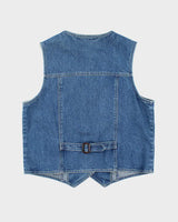 Vintage Eddie Bauer Denim Waistcoat - M