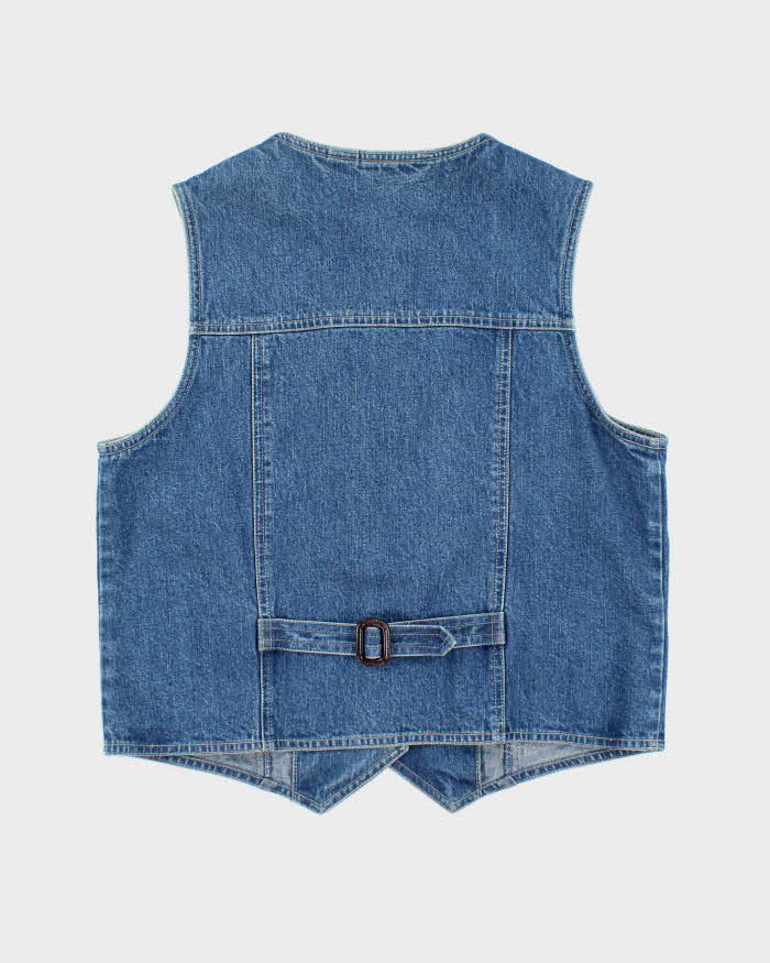 Vintage Eddie Bauer Denim Waistcoat - M