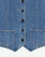 Vintage Eddie Bauer Denim Waistcoat - M