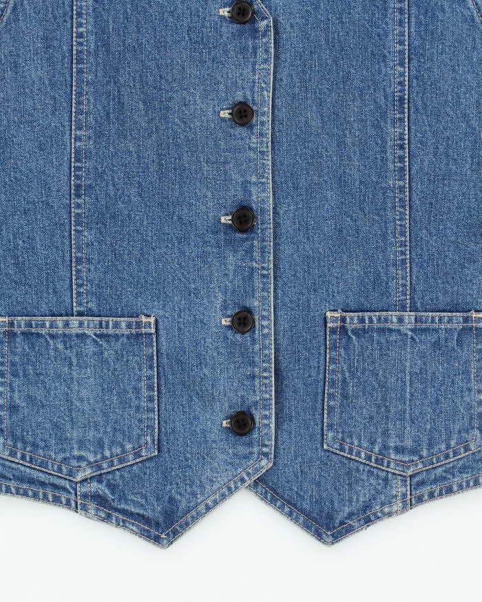 Vintage Eddie Bauer Denim Waistcoat - M