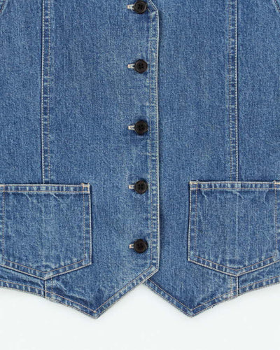 Vintage Eddie Bauer Denim Waistcoat - M