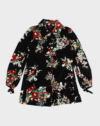 Vintage Kenzo Velvet Floral Jacket - M