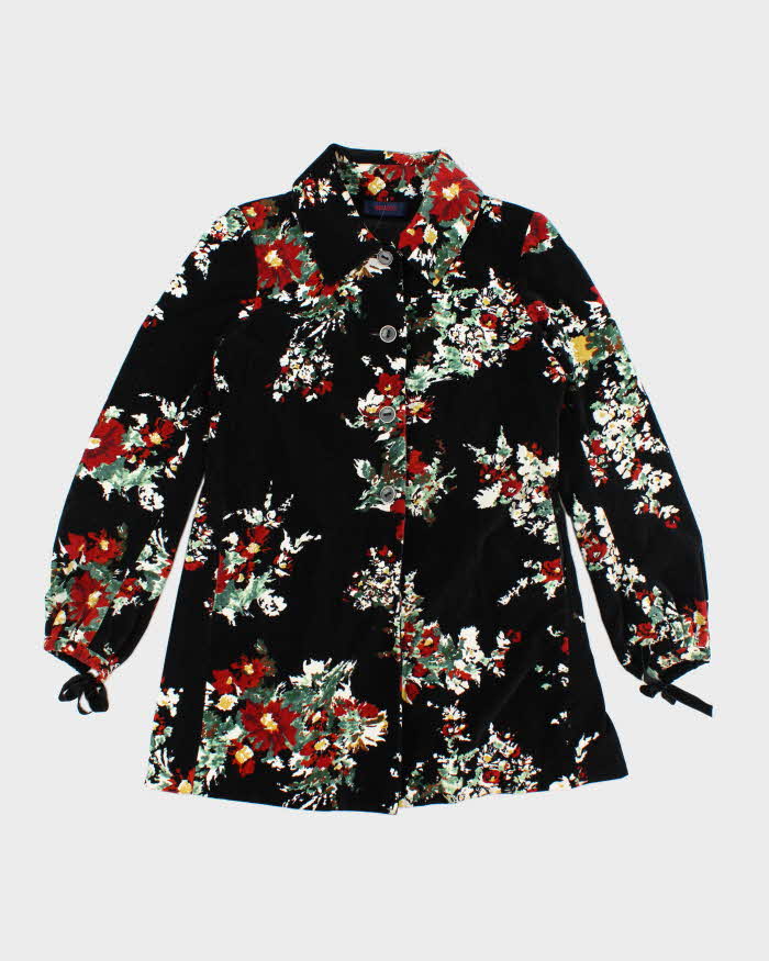Vintage Kenzo Velvet Floral Jacket - M